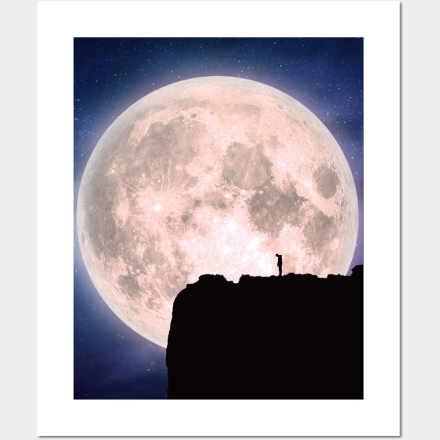 Big Moon Wall Art by DreamCollage